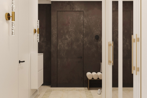 Дизайн интерьера прихожей  в квартире ЖК "Аллегро" г. Екатеринбург