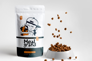 Персонажи и упаковка для собачьего корма. Щенки