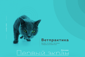 Дизайн для интернет магазина товаров для животных