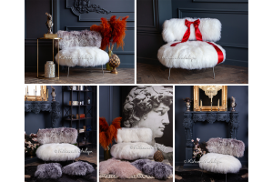 Фотосъёмка для сайта изделий из козьего меха