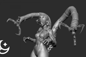 Sculpt Of Mecha Women