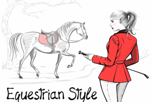 Конный стиль (вектор)