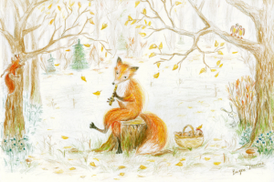 Лиса с флейтой