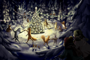 Новогодний бал в лесу