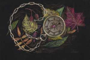 Компас (пастель)