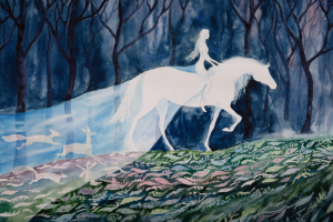 Туман (акварель)