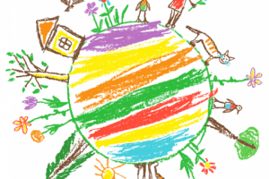 Летняя планета. Миру - мир.