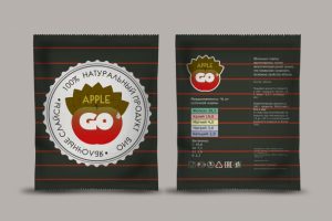 Упаковка для фруктовых чипсов