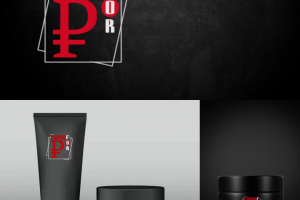 Логотип для бренда мужской косметики "Тонна за рубль"