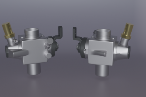 Автомобильный карбюратор в сборе