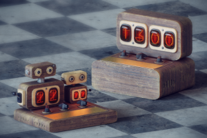 Стимпанк часы