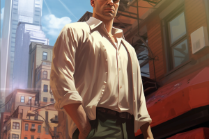 Портрет в стиле игры gta 4