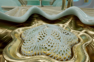 выдержка из 3D интерьера, детали