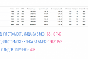 Ниша Услуги электрика в Москве CTR 23.2%