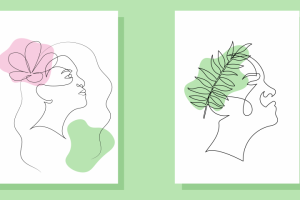 Постеры в стиле one line