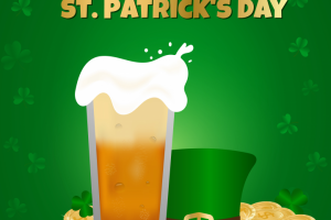 Открытка ко дню святого Патрика