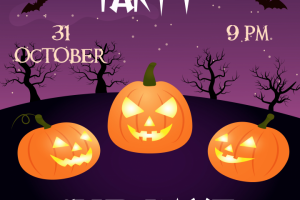 Афиша к празднику Хеллоуин