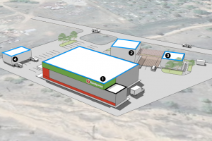 Отрисовка территории на спутнике