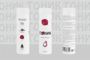 Разработка упаковки тоника для лица