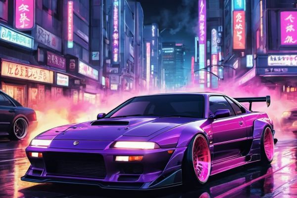 Арт киберпанк стиль