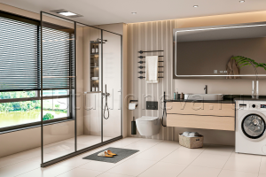 3d визуализация ванной комнаты