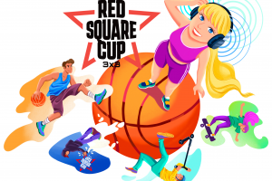 Red square cup