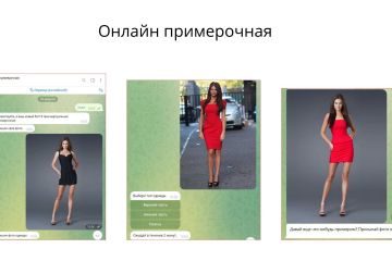 ИИ онлайн примерочная для магазина одежды