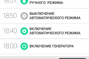 Дизайн мобильного приложения. Удаленное управление генератором