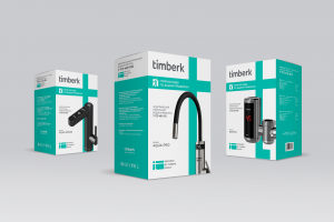 TIMBERK - дизайн упаковки для проточных водонагревателей