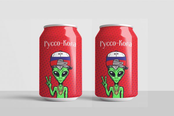 Разработка дизайна банки для русской коллы