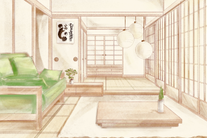 Синтез архаика Древней Японии и стиля «лофт»