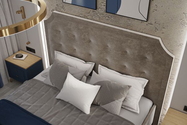 Синий акцент в интерьере