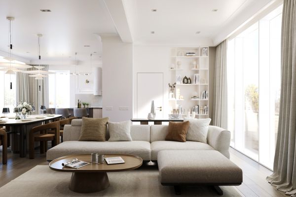 гостиная в частном доме