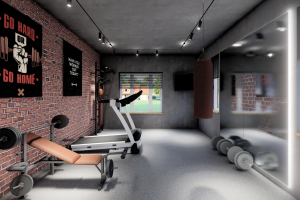 Спорт комната в коттедже