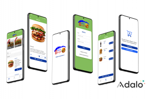 Приложение для заказа еды на Adalo