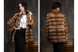 Каталожная фотосъёмка шуб для мехового ателье