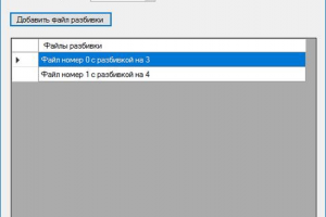 Разбивка комбинаций чисел