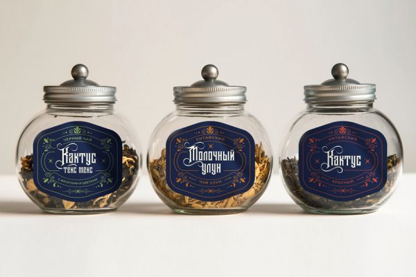 Дизайн этикеток на чай