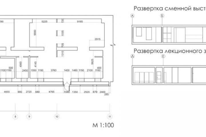 Создание планов, разрезов, разверток интерьеров с мебелью - 5377229