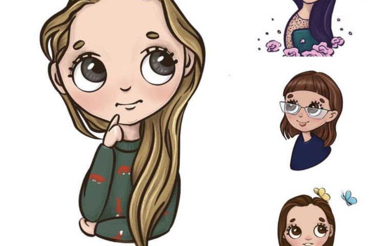 Портрет аватарка в мультяшном стиле - 5377514