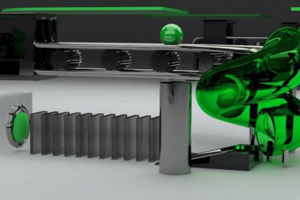 3D анимация: машина Голдберга