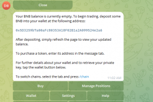 Telegram trading bot and sinper bot