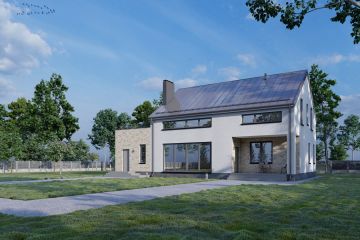 Рабочий проект жилого дома 250кв.м. (2 этажа)