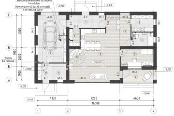 Рабочий проект жилого дома 250кв.м. (2 этажа)