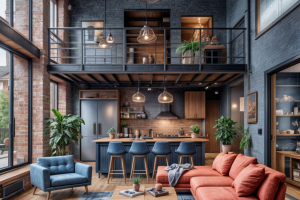 дом в стиле лофт