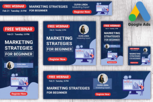 Разработка комплекта баннеров для вебинара