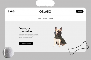 Дизайн интернет-магазина одежды для собак