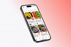 Редизайн мобильного приложения по покупке продуктов