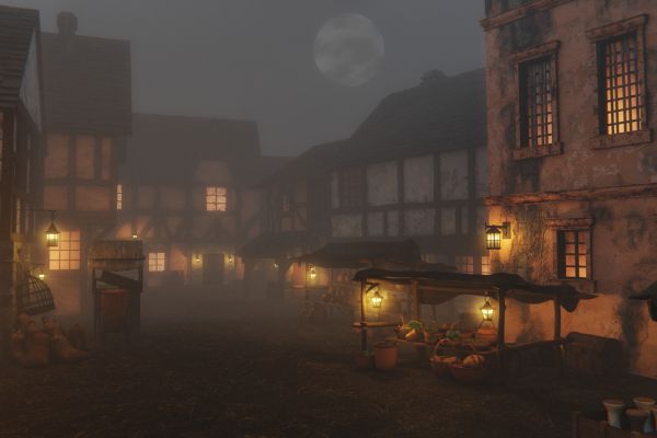 Средневековая деревня