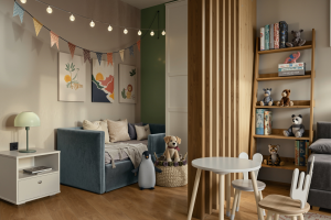 Совмещенная гостиная-спальня